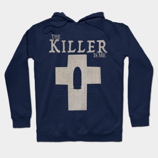 The Killer Is Me - Bullet in a Cross (Dirty White) Hoodie